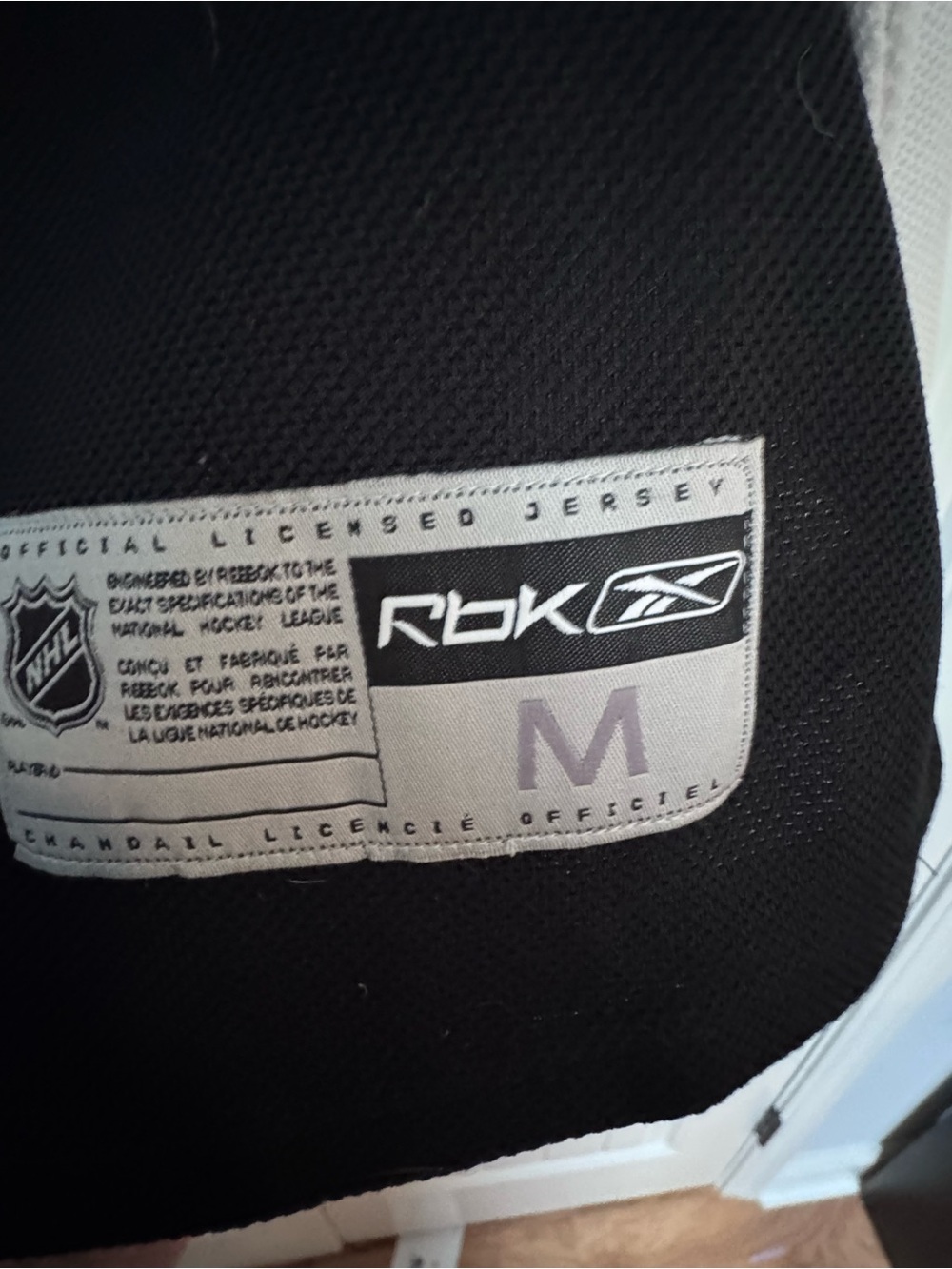 Pittsburgh Penguins Reebok Black and White NHL Reebok Jersey. - Picture 3 of 4
